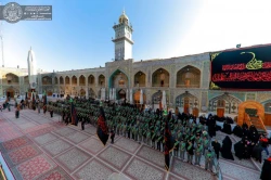 مراسم عزاداری فاطمیه اول در حرم امیرالمؤمنین (ع) برگزار شد+تصاویر  13