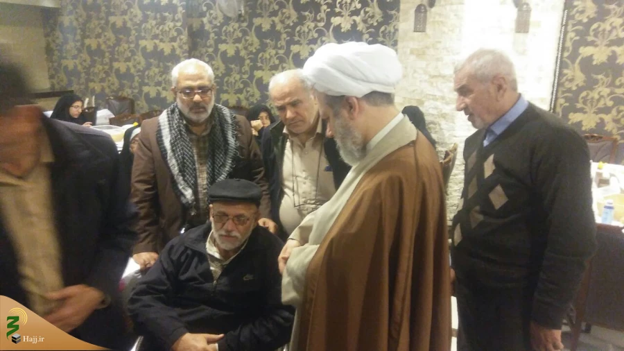 دیدار نماینده بعثه رهبری در کاظمین با کاروان جانبازان دفاع مقدس 2