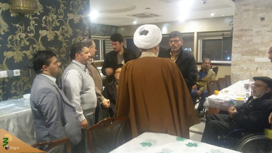 دیدار نماینده بعثه رهبری در کاظمین با کاروان جانبازان دفاع مقدس 4
