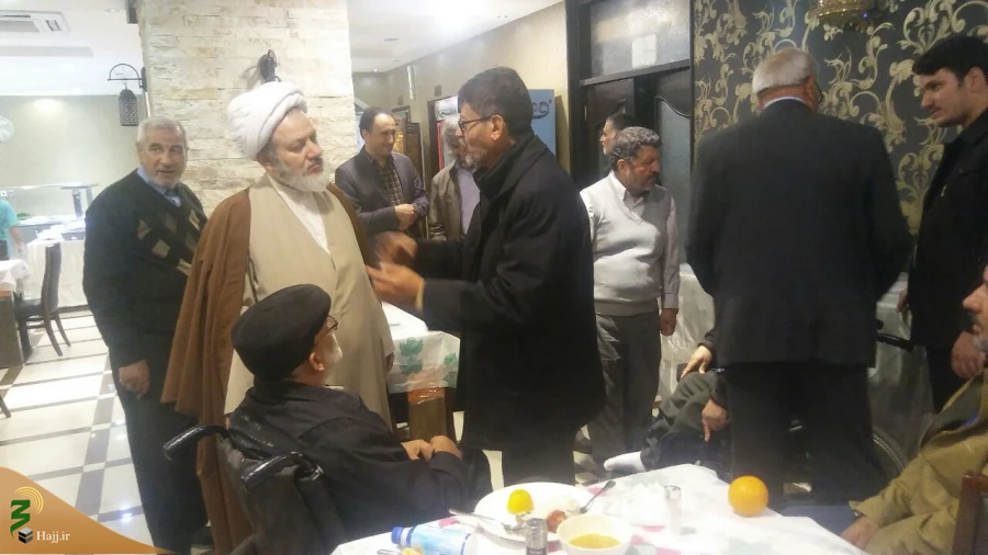 دیدار نماینده بعثه رهبری در کاظمین با کاروان جانبازان دفاع مقدس 5