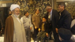 دیدار نماینده بعثه رهبری در کاظمین با کاروان جانبازان دفاع مقدس 6