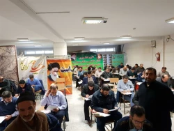 آزمون ارتقاء عوامل اجرایی حج 98 استان مرکزی در اراک برگزار شد.  3