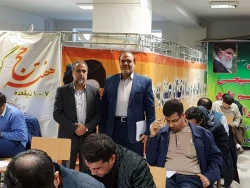 آزمون ارتقاء عوامل اجرایی حج 98 استان مرکزی در اراک برگزار شد.  5