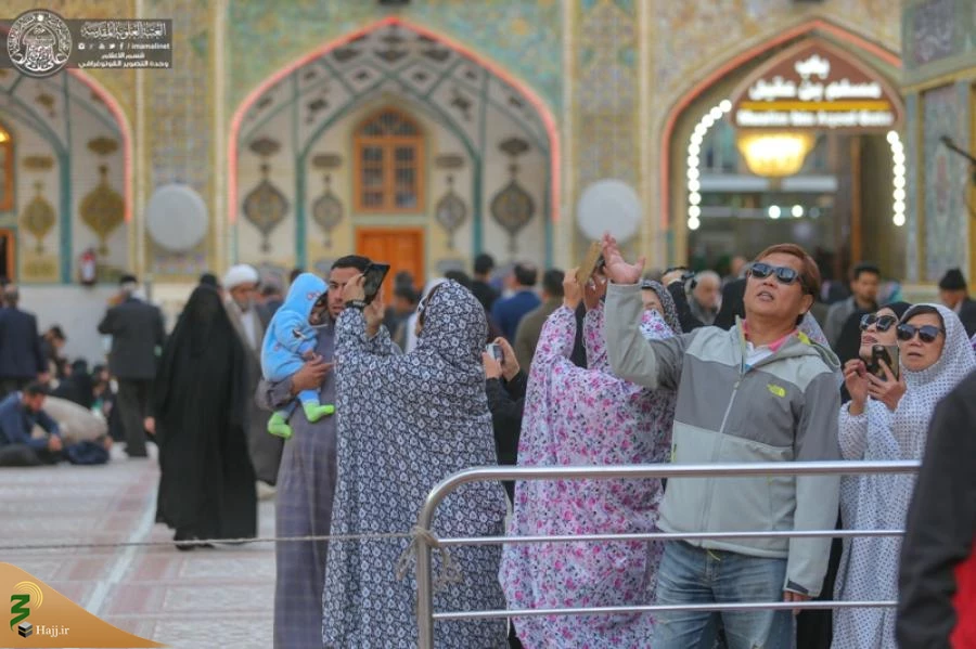 گردشگران تایوانی از آثار تاریخی حرم امیرالمؤمنین(ع) ابراز شگفتی کردند+تصاویر  3
