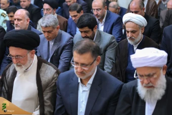 دیدار مسئولان و دست‌اندرکاران حج با رهبر معظم انقلاب اسلامی 4