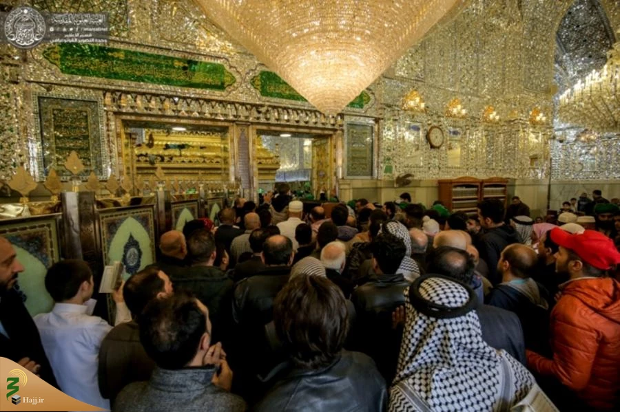 گرمای معنوی حرم امیرالمؤمنین(ع) در روزهای سرد زمستان +تصاویر  4