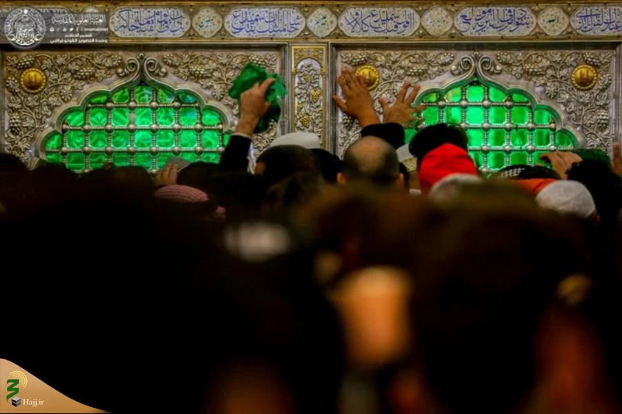 گرمای معنوی حرم امیرالمؤمنین(ع) در روزهای سرد زمستان +تصاویر  8