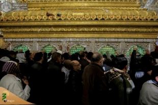 گرمای معنوی حرم امیرالمؤمنین(ع) در روزهای سرد زمستان +تصاویر  11