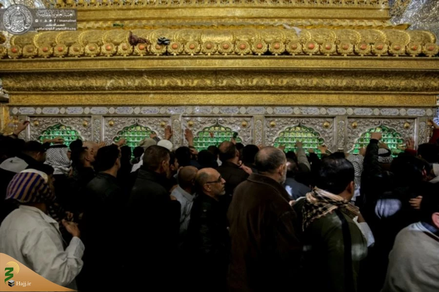 گرمای معنوی حرم امیرالمؤمنین(ع) در روزهای سرد زمستان +تصاویر  11