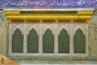 پنجره ضریح شهدای کربلا گشوده شد