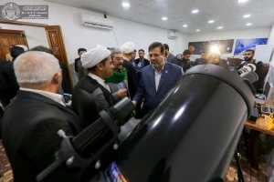 افتتاح رصد خانه ویژه رؤیت هلال در آرامگاه صافی صفا در نجف