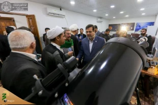 افتتاح رصد خانه ویژه رؤیت هلال در آرامگاه صافی صفا در نزدیکی آستان علوی 2