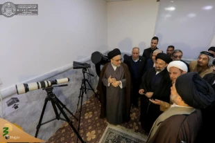 افتتاح رصد خانه ویژه رؤیت هلال در آرامگاه صافی صفا در نزدیکی آستان علوی 3