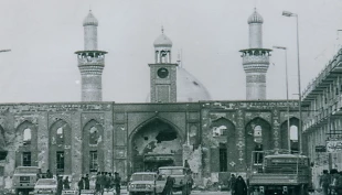 تصاویری از بمباران حرم امام حسین(ع) و حضرت عباس(ع)  6