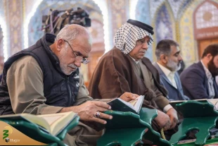 لذّت تلاوت قرآن کریم در حرم قمر بنی هاشم (ع) 5