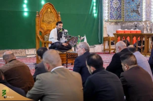 لذّت تلاوت قرآن کریم در حرم قمر بنی هاشم (ع) 6