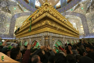 تصاویری ازحضور میلیونی زائرین در حرم امیرالمؤمنین(ع) 2