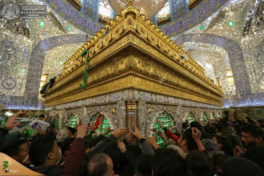 تصاویری ازحضور میلیونی زائرین در حرم امیرالمؤمنین(ع) 2