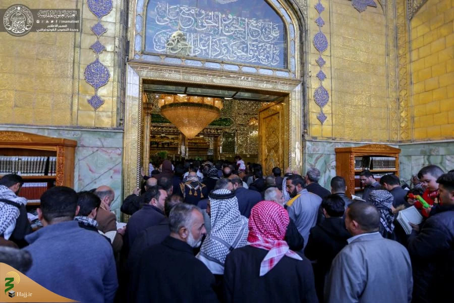 تصاویری ازحضور میلیونی زائرین در حرم امیرالمؤمنین(ع) 3
