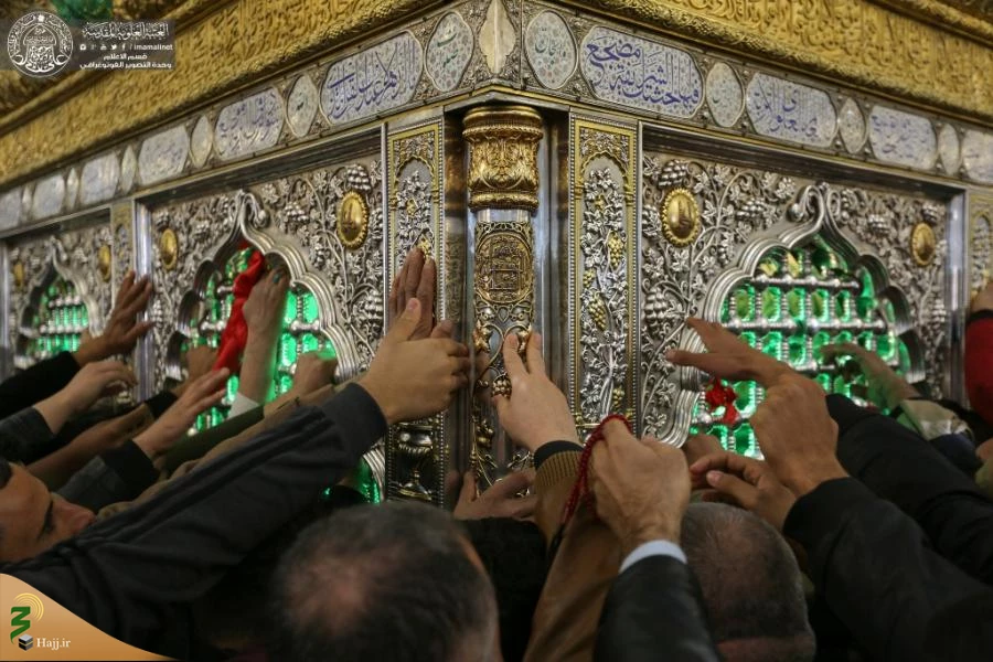 تصاویری ازحضور میلیونی زائرین در حرم امیرالمؤمنین(ع) 5