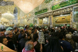 تصاویری ازحضور میلیونی زائرین در حرم امیرالمؤمنین(ع) 6