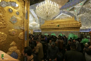 تصاویری ازحضور میلیونی زائرین در حرم امیرالمؤمنین(ع) 7