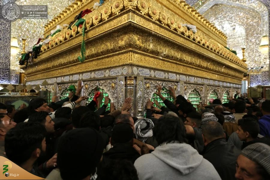 تصاویری ازحضور میلیونی زائرین در حرم امیرالمؤمنین(ع) 10