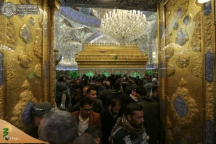 تصاویری ازحضور میلیونی زائرین در حرم امیرالمؤمنین(ع) 14