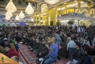 حال و هوای مراسم دعای کمیل در حرم حضرت اباالفضل العباس(ع) 2