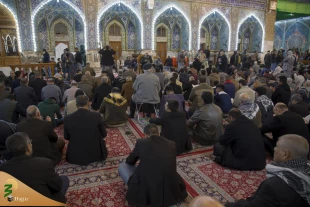 حال و هوای مراسم دعای کمیل در حرم حضرت اباالفضل العباس(ع) 3