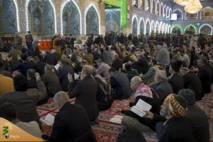 حال و هوای مراسم دعای کمیل در حرم حضرت اباالفضل العباس(ع) 9