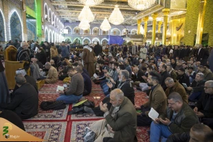 حال و هوای مراسم دعای کمیل در حرم حضرت اباالفضل العباس(ع) 11