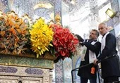 گل آرایی حرم مطهر حضرت زینب(س) 3