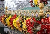 گل آرایی حرم مطهر حضرت زینب(س) 8