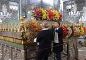 گل آرایی حرم مطهر حضرت زینب(س) 9