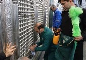 گل آرایی حرم مطهر حضرت زینب(س) 11
