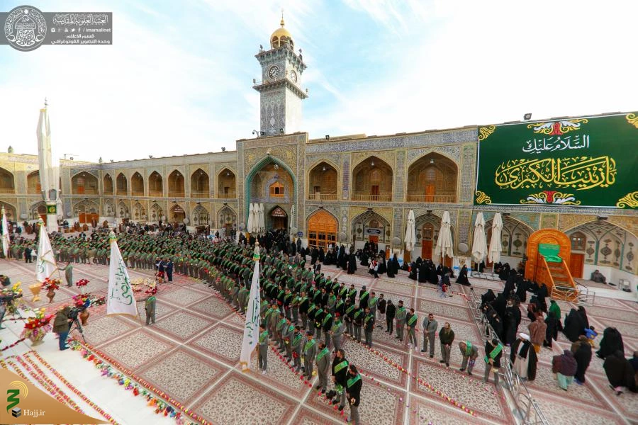 به مناسبت میلاد حضرت زینب(س)؛ 

حرم حضرت امیرالمؤمنین (ع) غرق در سرور و شادی شد+ تصاویر  8