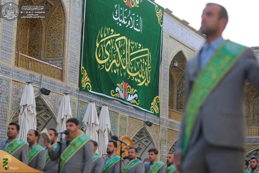 به مناسبت میلاد حضرت زینب(س)؛ 

حرم حضرت امیرالمؤمنین (ع) غرق در سرور و شادی شد+ تصاویر  12