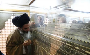 ضریح حضرت زینب سلام الله علیها غبارروبی شد 6
