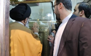 ضریح حضرت زینب سلام الله علیها غبارروبی شد 7
