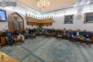 تولیت آستان مقدس علوی از مسئولین ستاد بازسازی عتبات تقدیر کرد 2