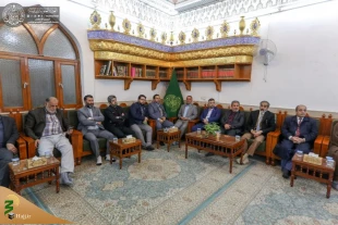 تولیت آستان مقدس علوی از مسئولین ستاد بازسازی عتبات تقدیر کرد 5