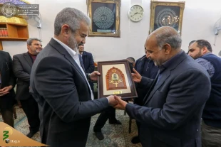 تولیت آستان مقدس علوی از مسئولین ستاد بازسازی عتبات تقدیر کرد 6
