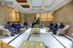 تولیت آستان مقدس علوی از مسئولین ستاد بازسازی عتبات تقدیر کرد 11