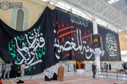 حرم امیرالمؤمنین(ع) در عزای شهادت حضرت زهرا(س) سیاهپوش شد 5