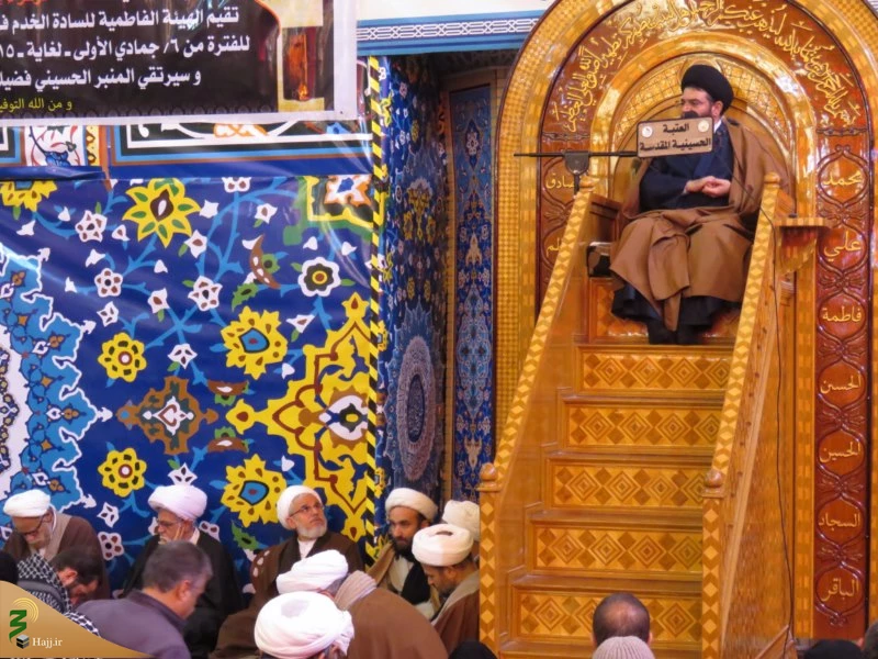 خطیب بعثه رهبری در کربلای معلا 
فاطمه زهرا ، منتها درجه عصمت است 4