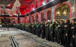 دسته عزاداری خادمان حرمین کربلا در ایام فاطمیه 2