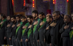 دسته عزاداری خادمان حرمین کربلا در ایام فاطمیه 3