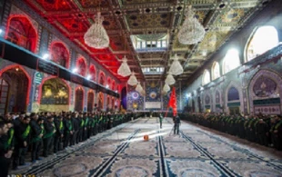 دسته عزاداری خادمان حرمین کربلا در ایام فاطمیه 7