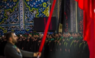 دسته عزاداری خادمان حرمین کربلا در ایام فاطمیه 8